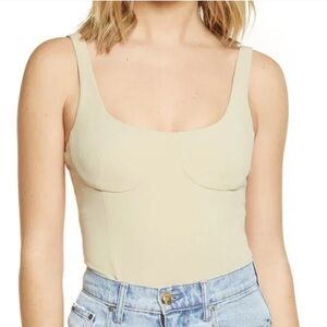 NWT WAYF Bravado Cupped Tank Bodysuit